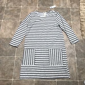 NWT Abercrombie nautical shift dress M