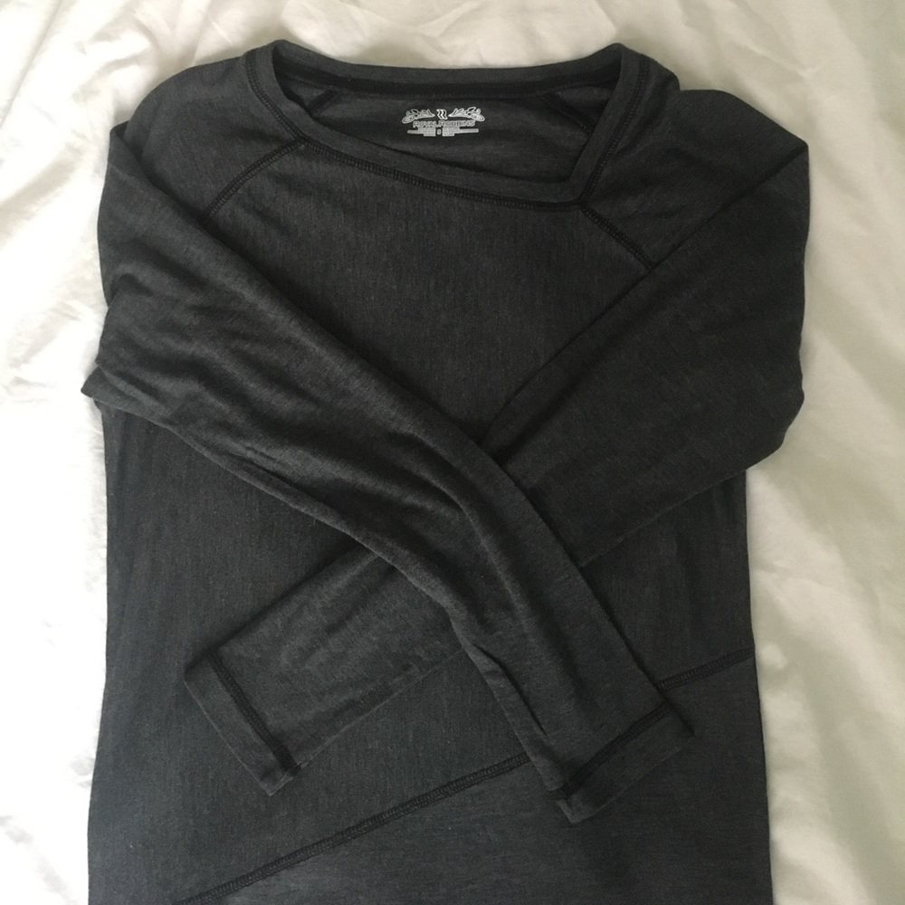 Never worn dark grey long sleeve