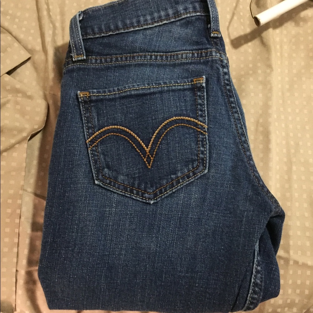 Levi skinny jeans.