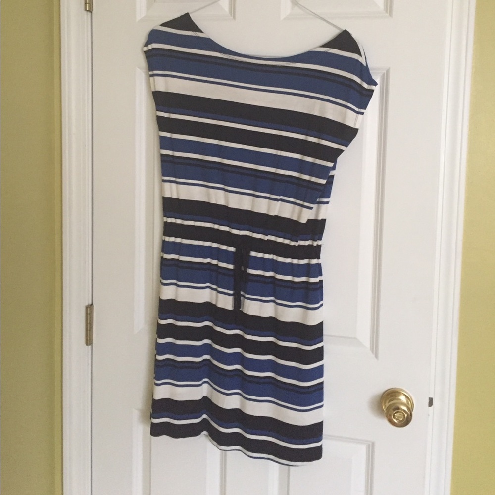 Striped casual dress.