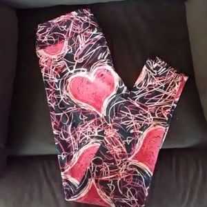 lularoe OS valentines day legging