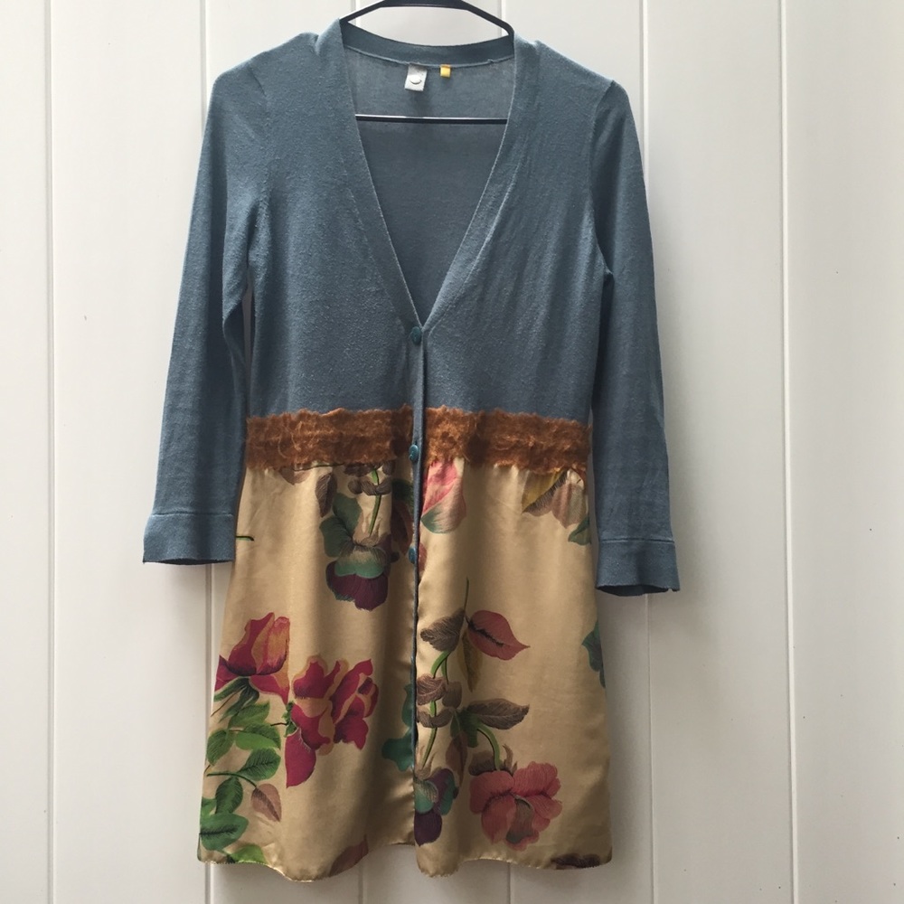 Anthropologie brand Knitted knotted cardigan