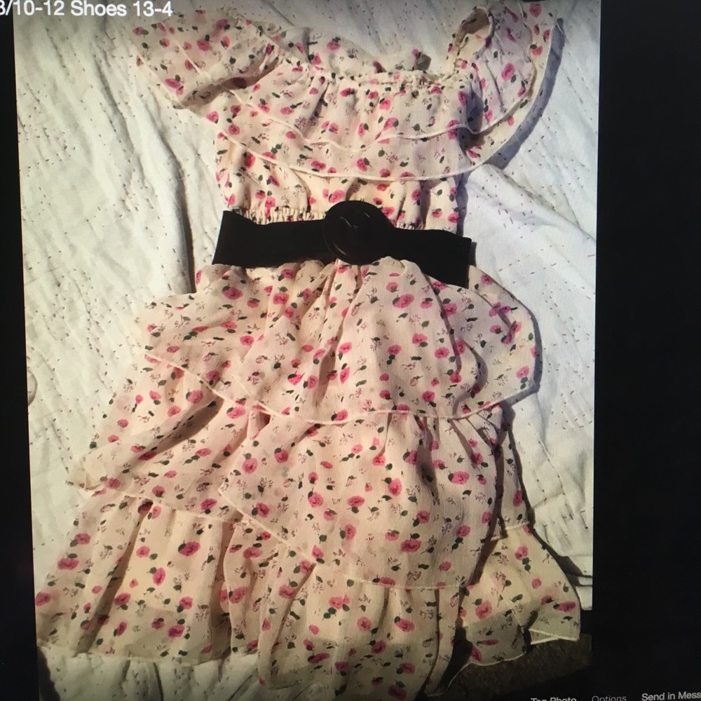 Girls Youth Size 8 Dress with belt