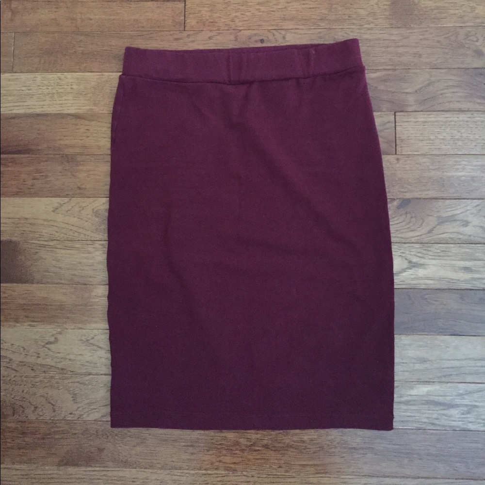 Forever 21 Cotton Pencil Skirt