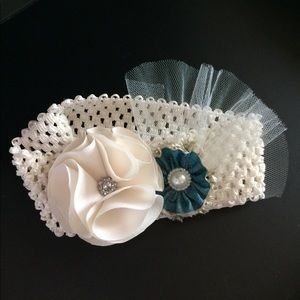 Silk floral headband