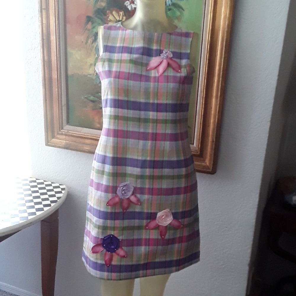 Talbots kids silk dress sz 18