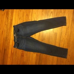 Dark wash Levi's skinny jeans