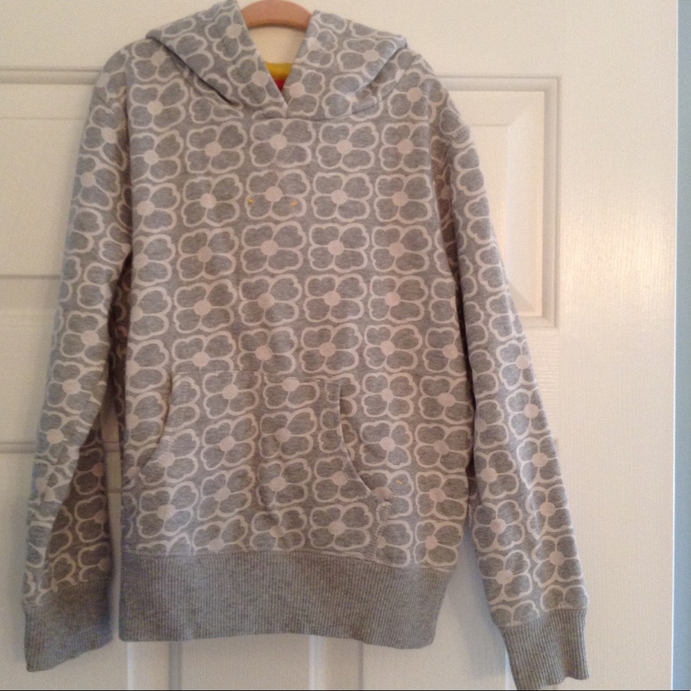 Mini Boden grey and yellow sweatshirt