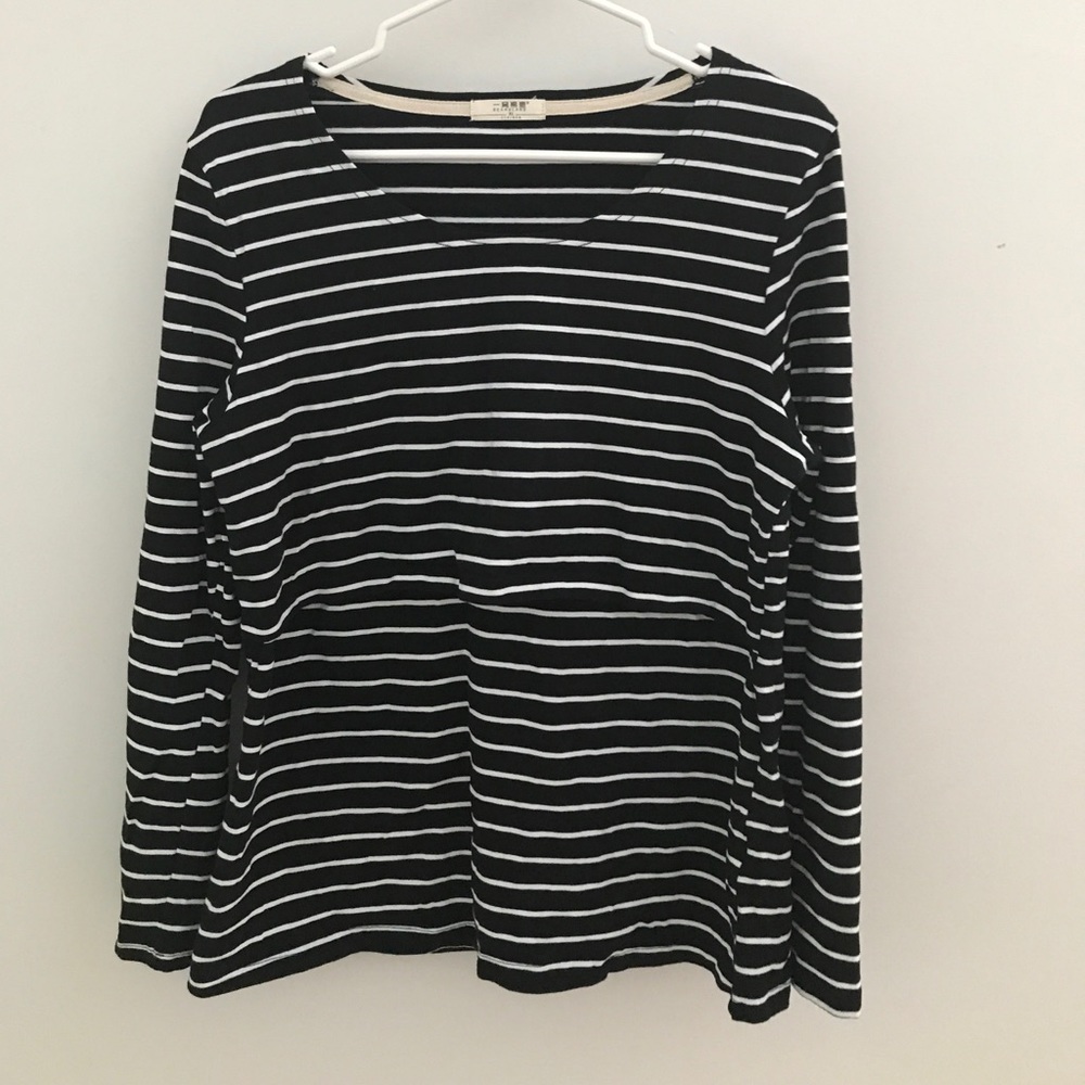 Long Sleeve Maternity Shirt