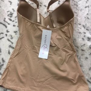 Rhonda Shear | Tops | Rhonda Shear Nude Padded Tank Medium | Poshmark