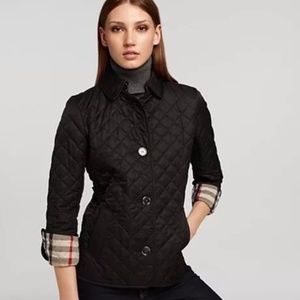 AUTHENTIC Burberry Quilted Jacket with Garment Bag