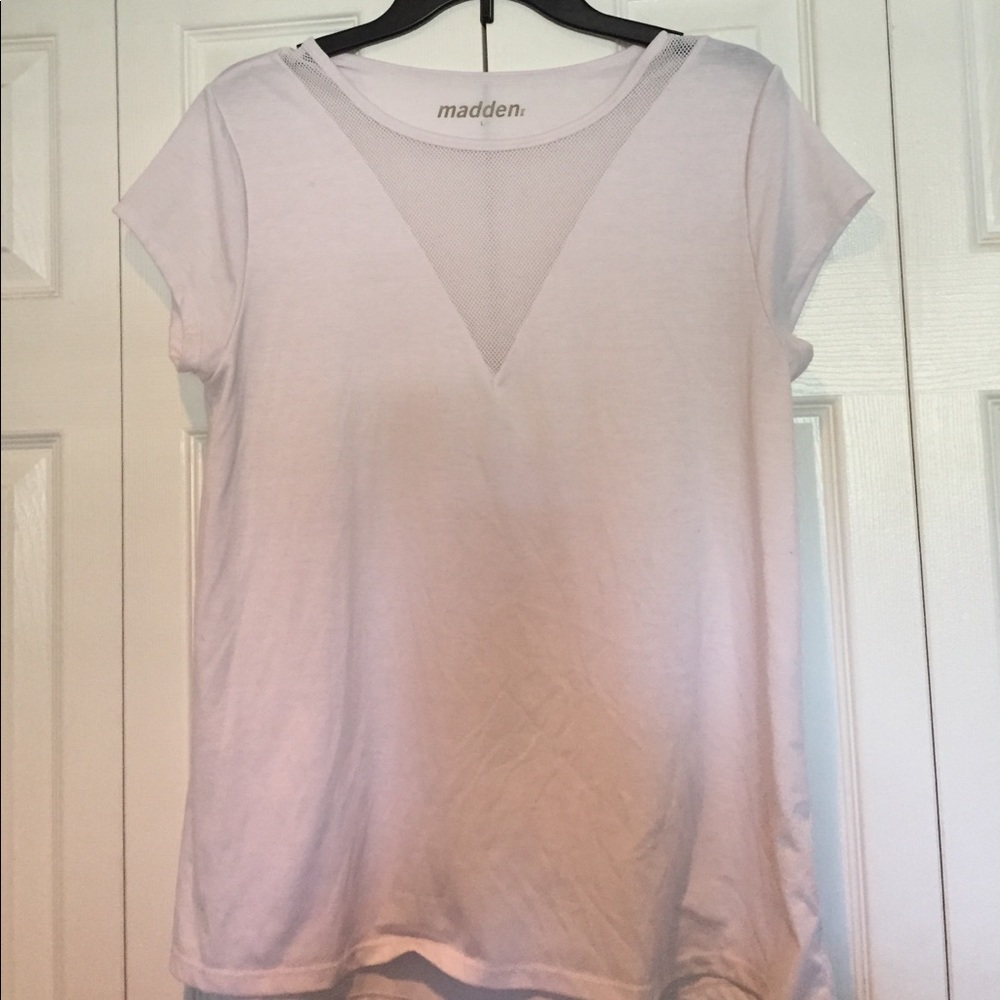 MESH INSERT TEE