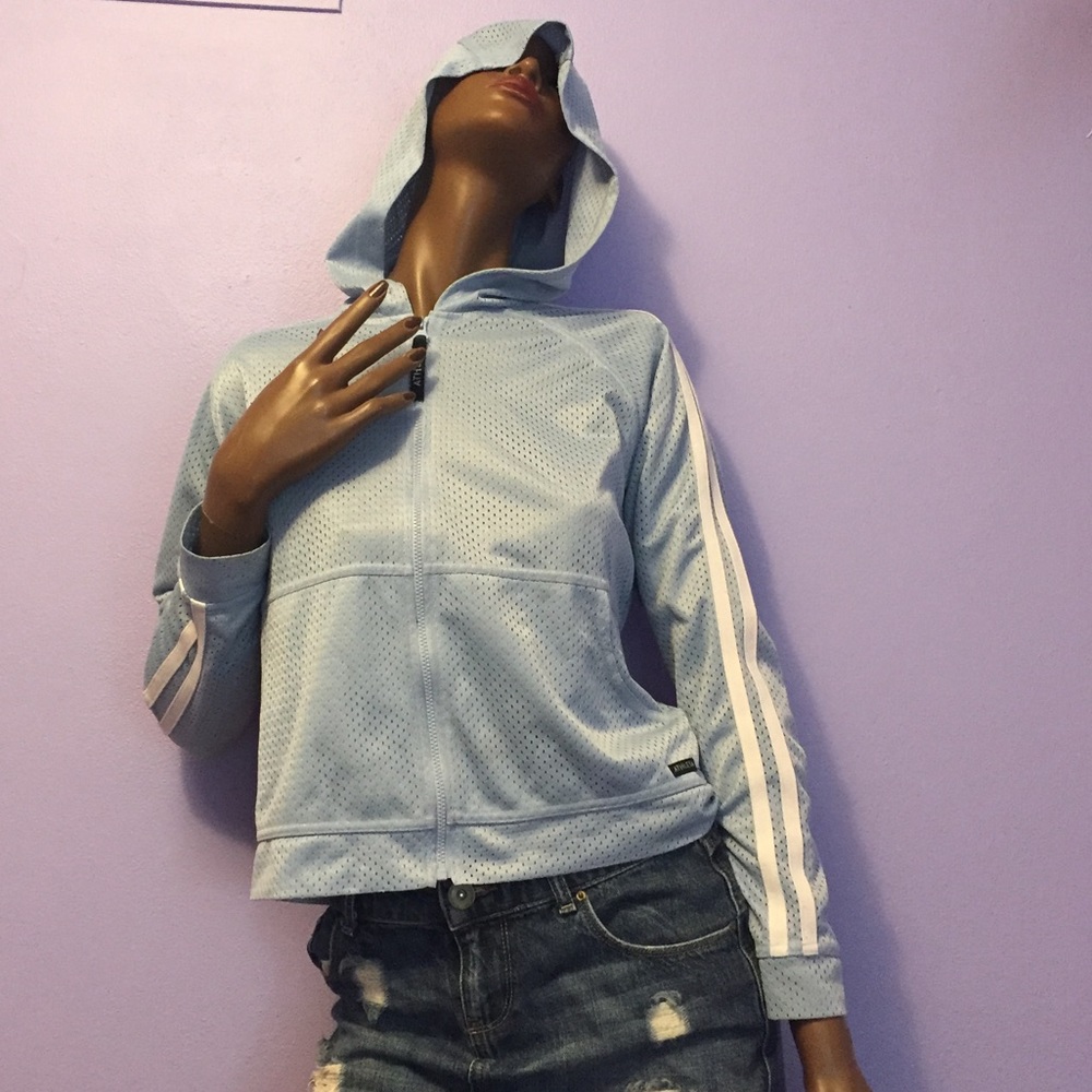 Athleta mesh workout jacket