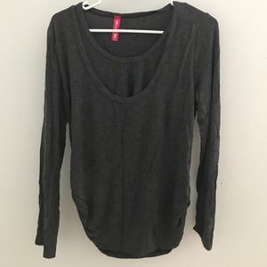 Long Sleeve Maternity Shirt.