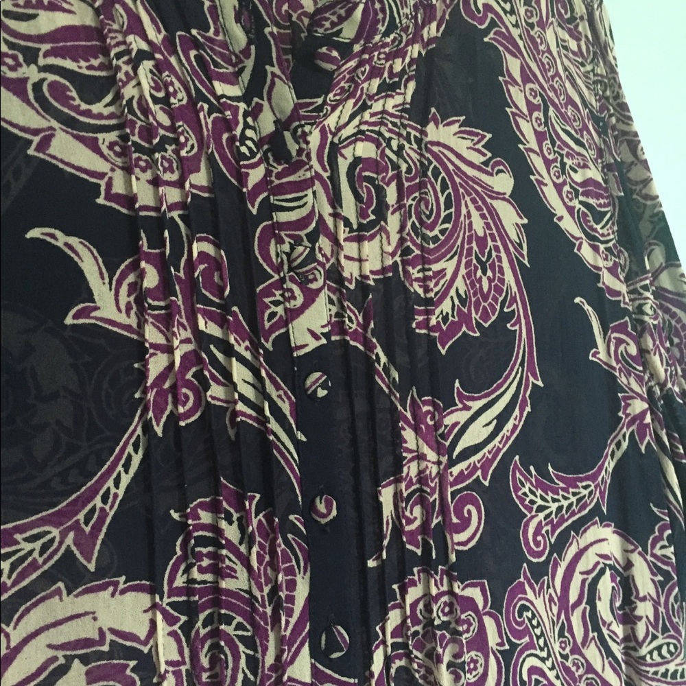 Lucky Brand Sheer Blouse XL