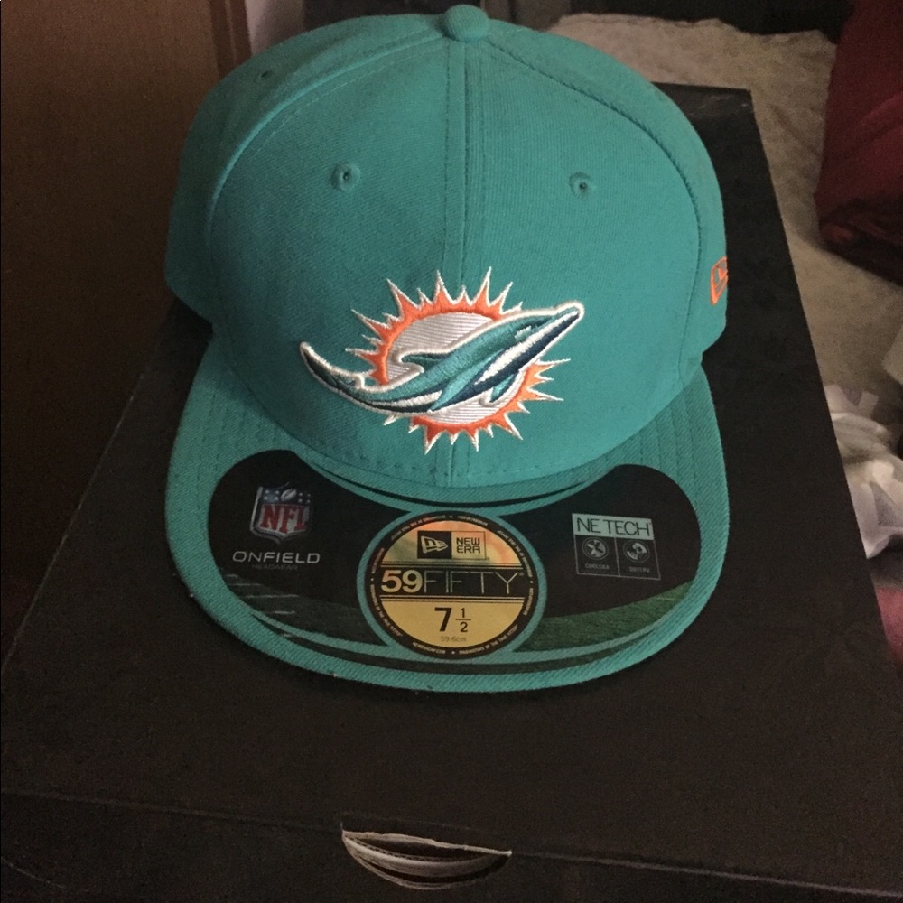 Miami dolphin fitted hat