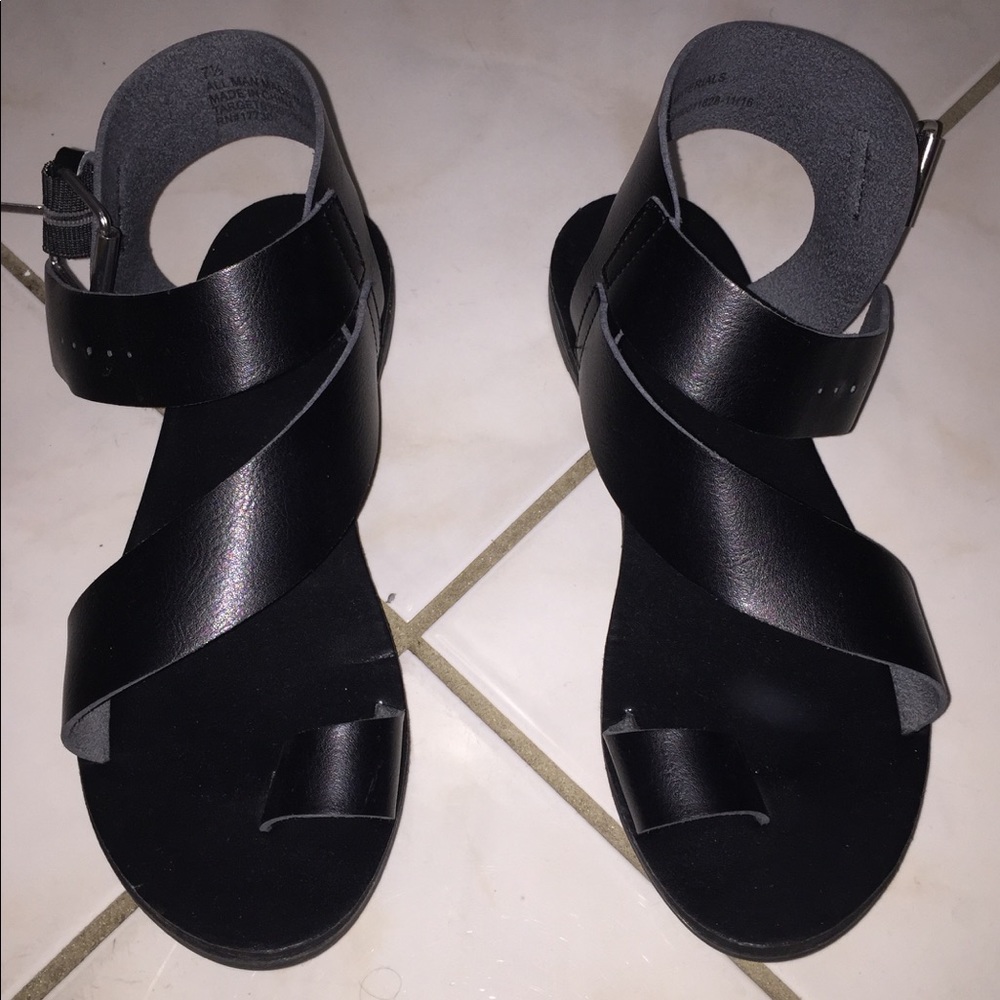 Black sandals