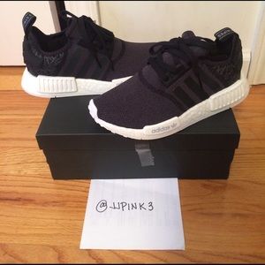 Brand new Black Adidas Mesh NMD R1 Size 6 Womens