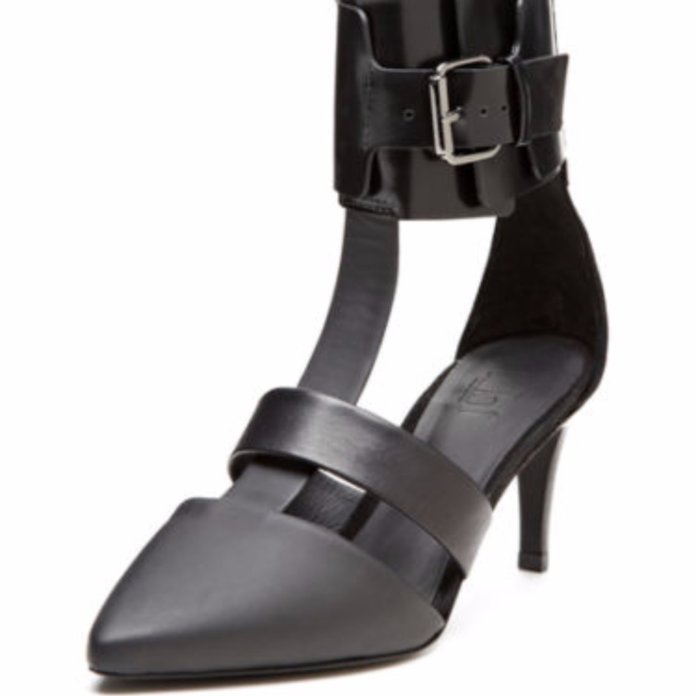 Tibi Liya Heels Leather Sandals Sz 36
