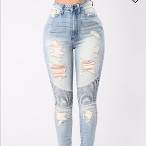 Fashion nova high waist jeans