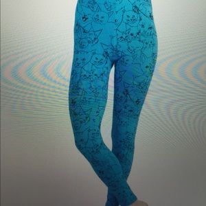 Blue Cat Leggings 