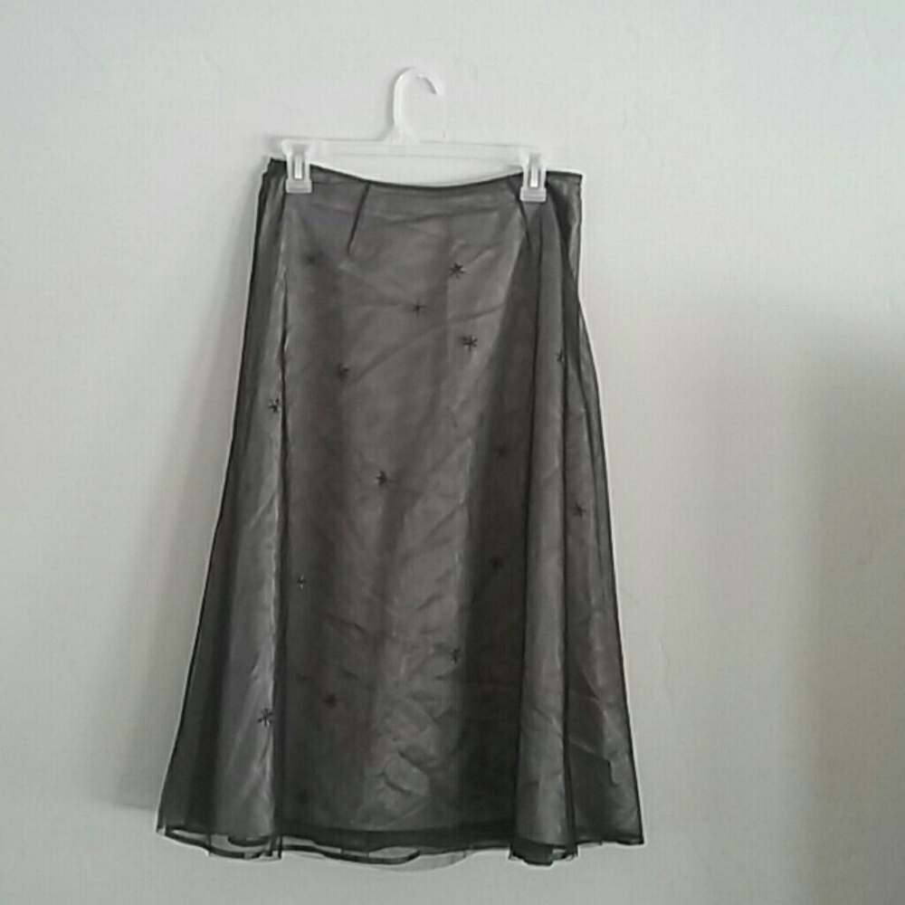Flower sequin skirt