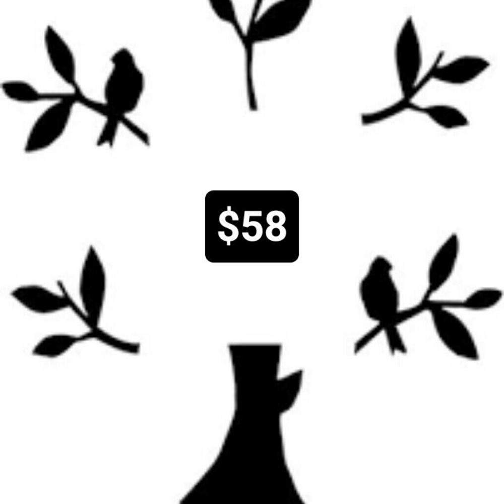 Family tree wall art decal add your photos
