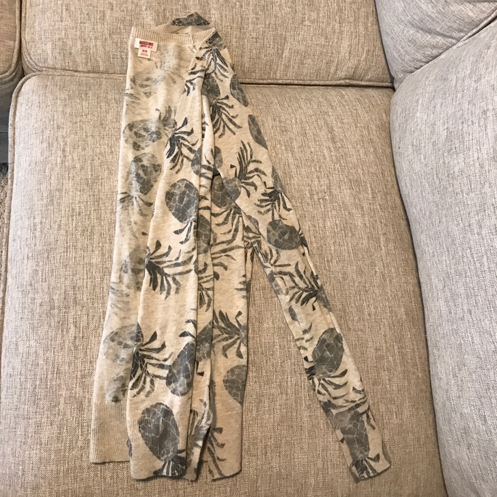 Mossimo Pineapple Cardigan Size Medium