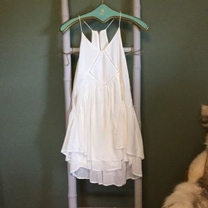 White flowy dress