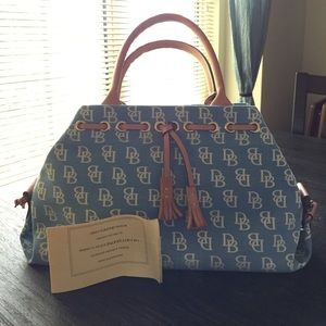 Dooney & Bourke Medium Tapered Tassel Tote