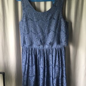 Lace blue Francesca dress