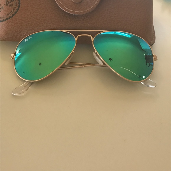 Ray-Ban Original Aviator Gold Matte Sunglasses main image 5
