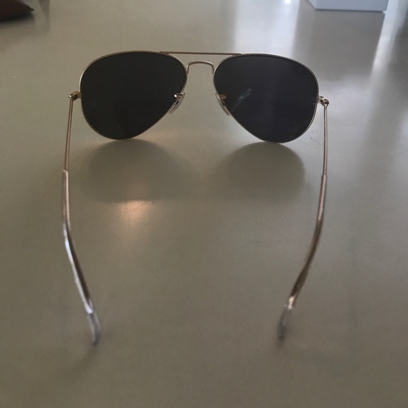 Ray-Ban Original Aviator Gold Matte Sunglasses main image 4