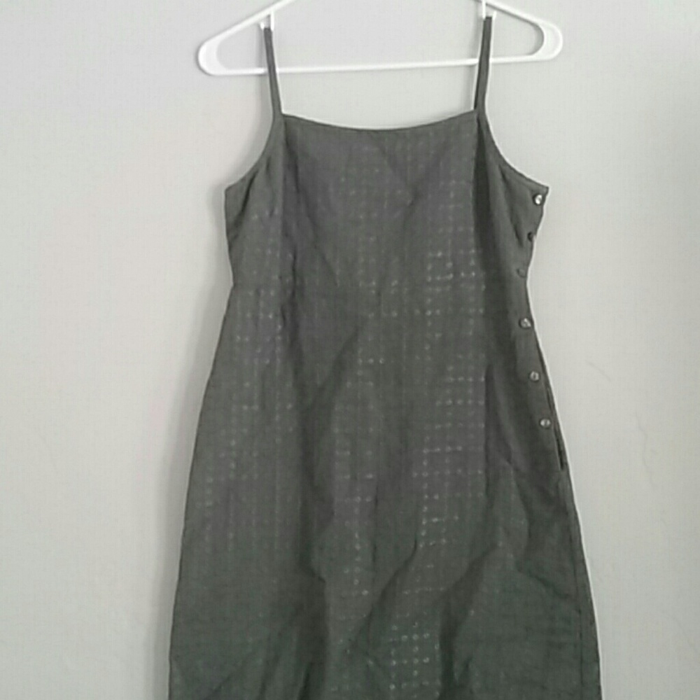 Grey flower dress