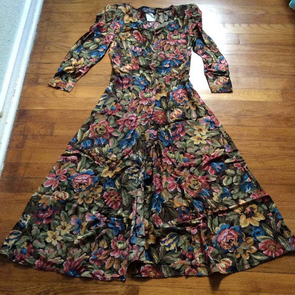 Maxi Floral Dress. Size XS. Vintage style