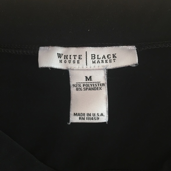 White House Black Market / Black M strapless top💐 - Picture 2 of 2