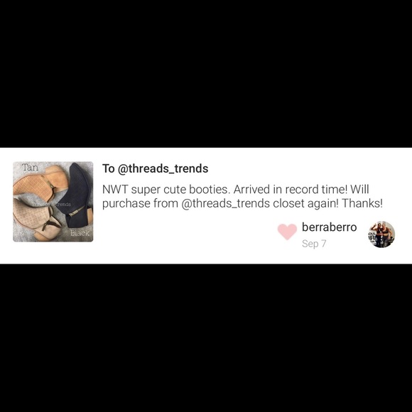  Black Perforated Booties - Picture 5 of 6