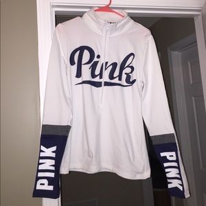 PINK quarter zip up