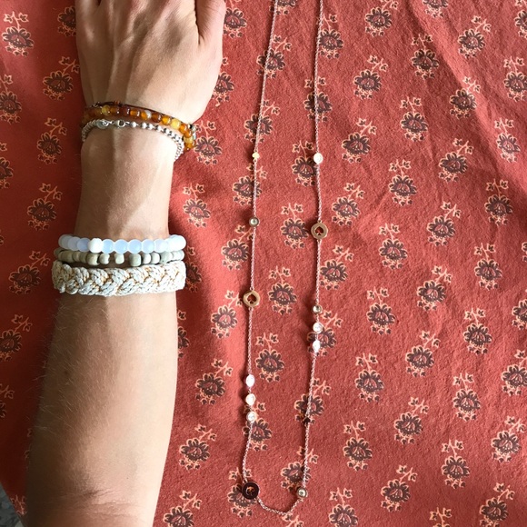 NWT Kate Spade rose-gold long adjustable necklace - Picture 4 of 5