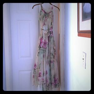 Beautiful flowy Chiffon floral Dress.