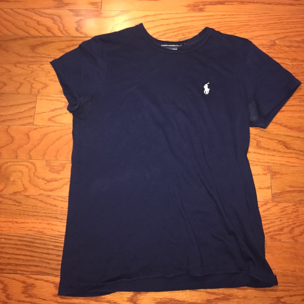 Youth Ralph Lauren shirt. Navy blue