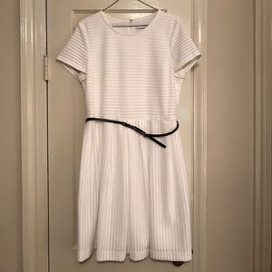 Calvin Klein Dress with Navy Belt