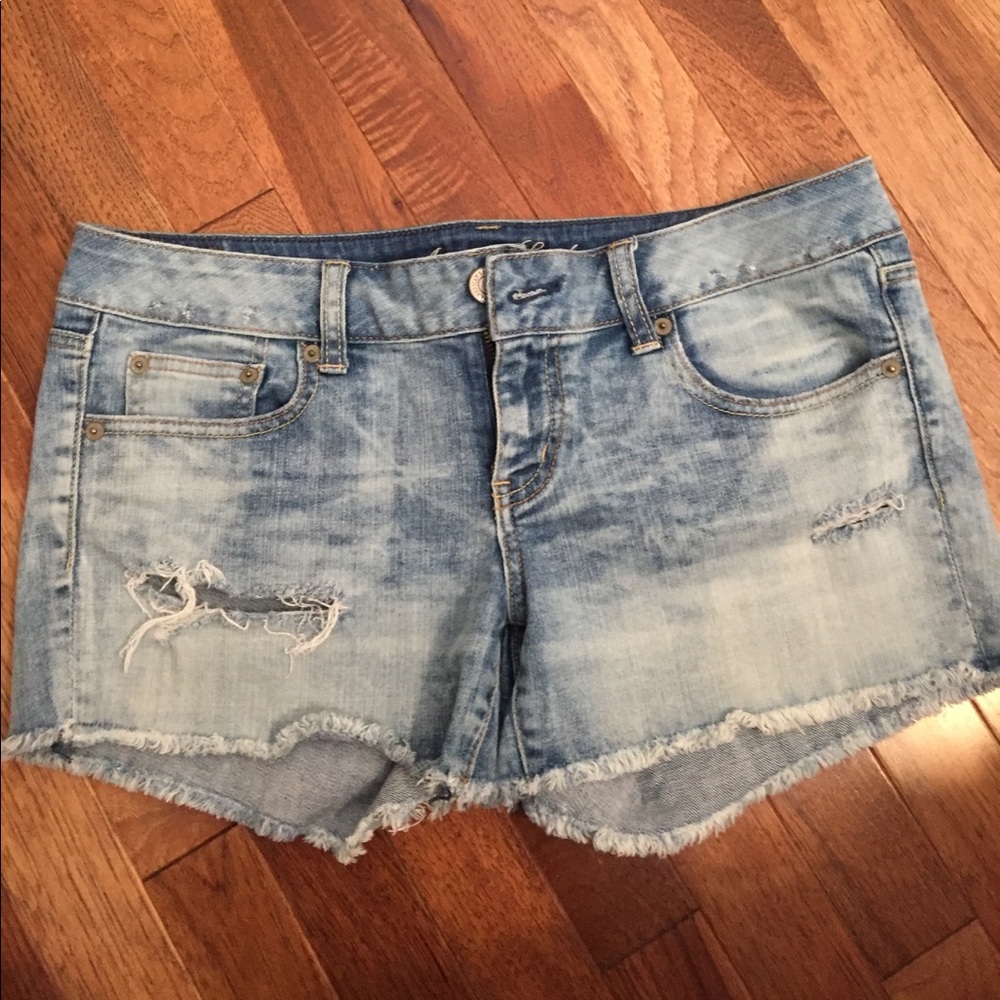 American Eagle Denim Ripped Shorts