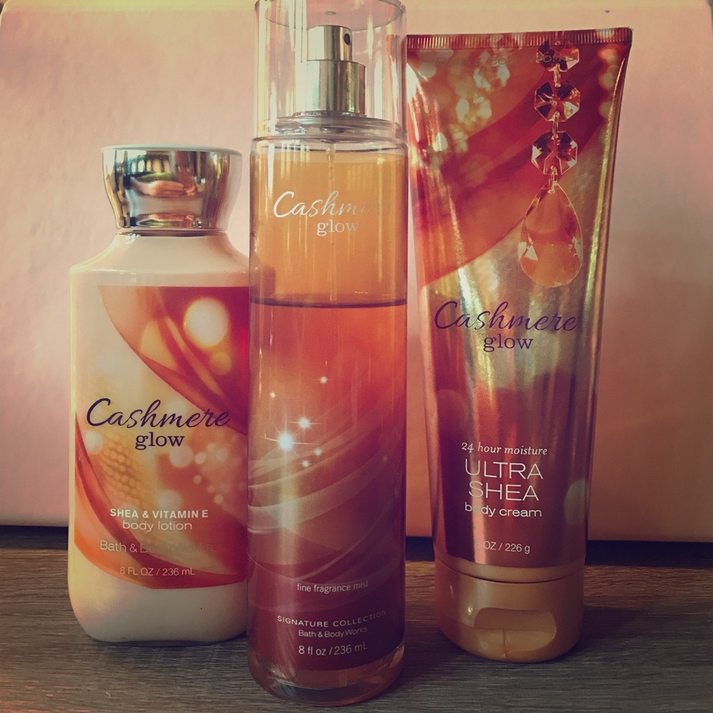 Bath and Body Works Cashmere Glow Set