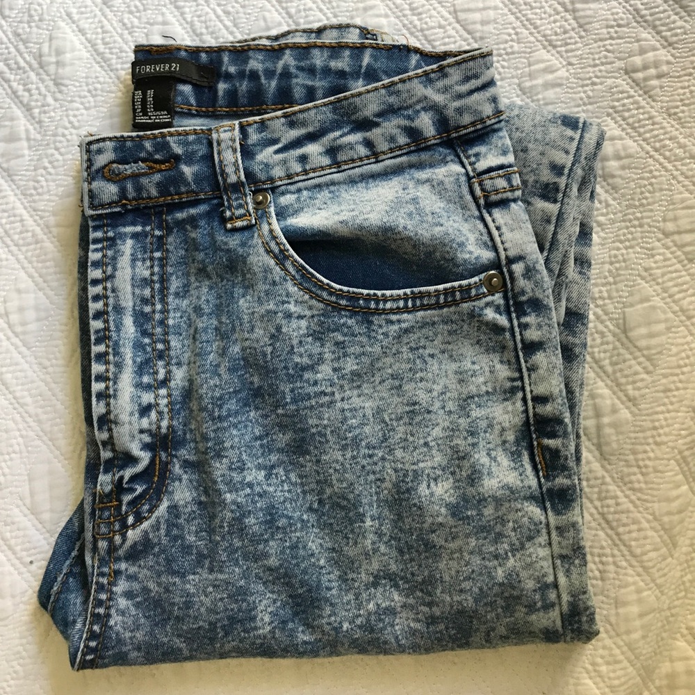 Acid Wash Skinny Jeans