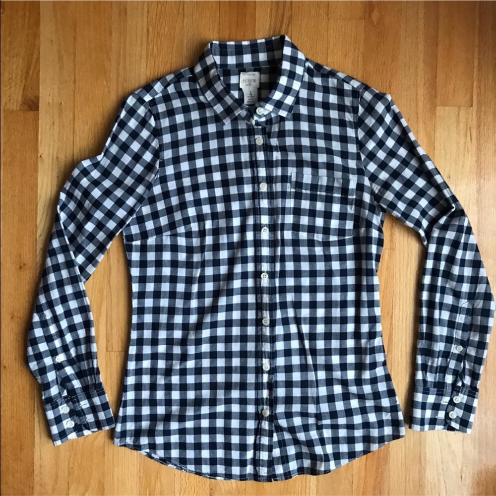 Jcrew gingham shirt