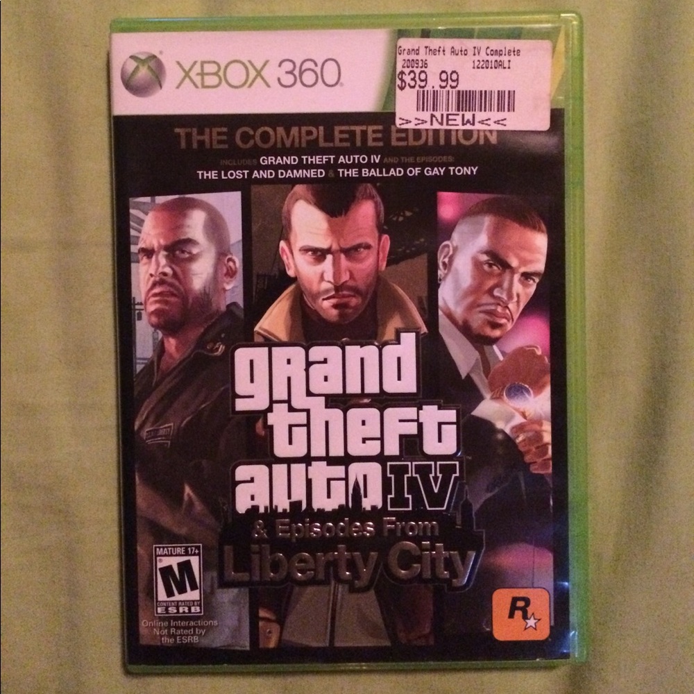 XBOX grand theft auto 4