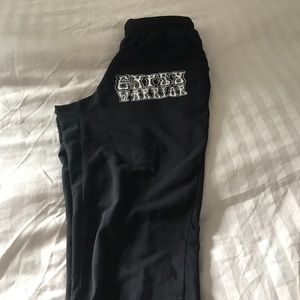 Black high waisted gypsy warrior joggers
