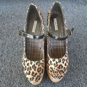 Penthouse leopard tattoo shoes
