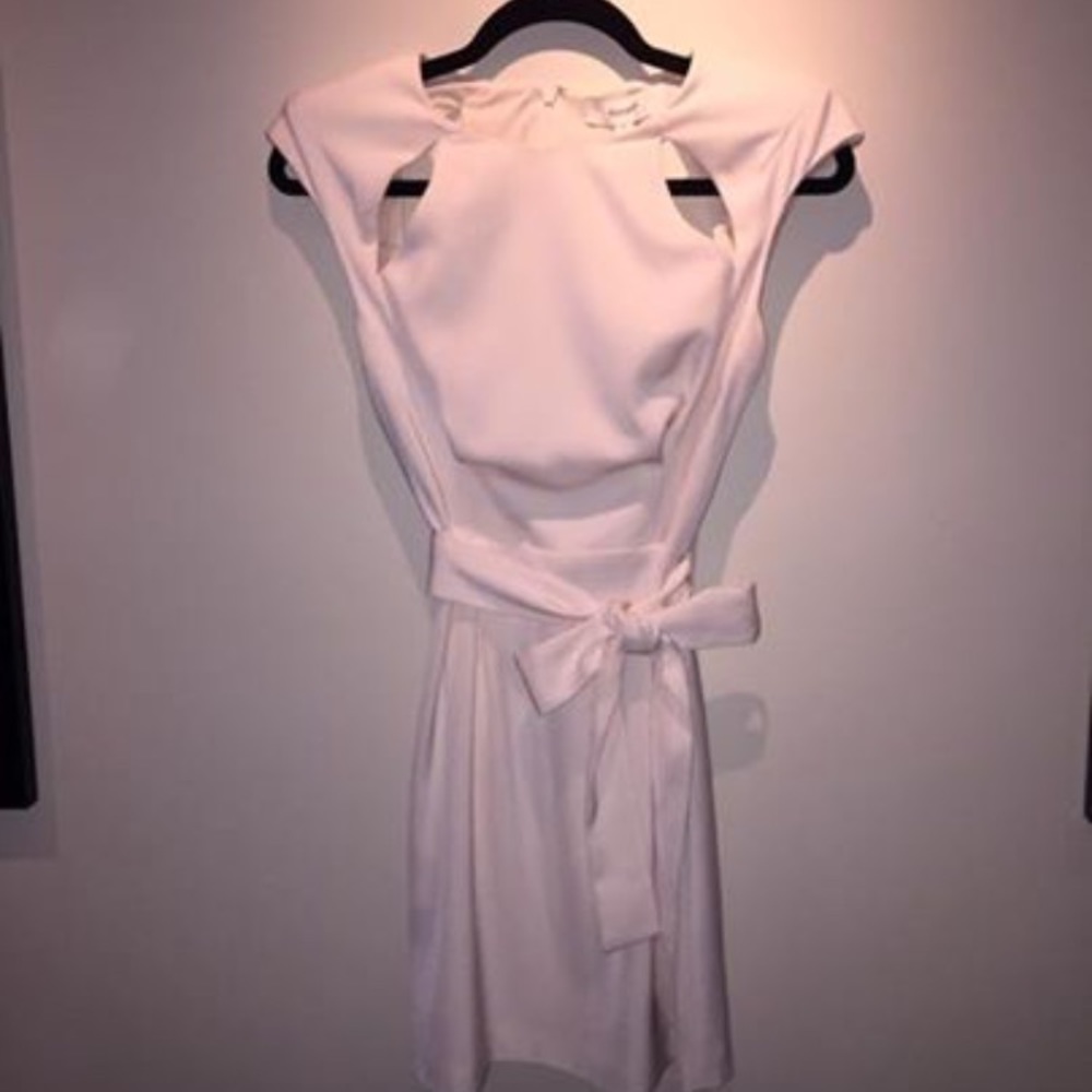 White cocktail dress